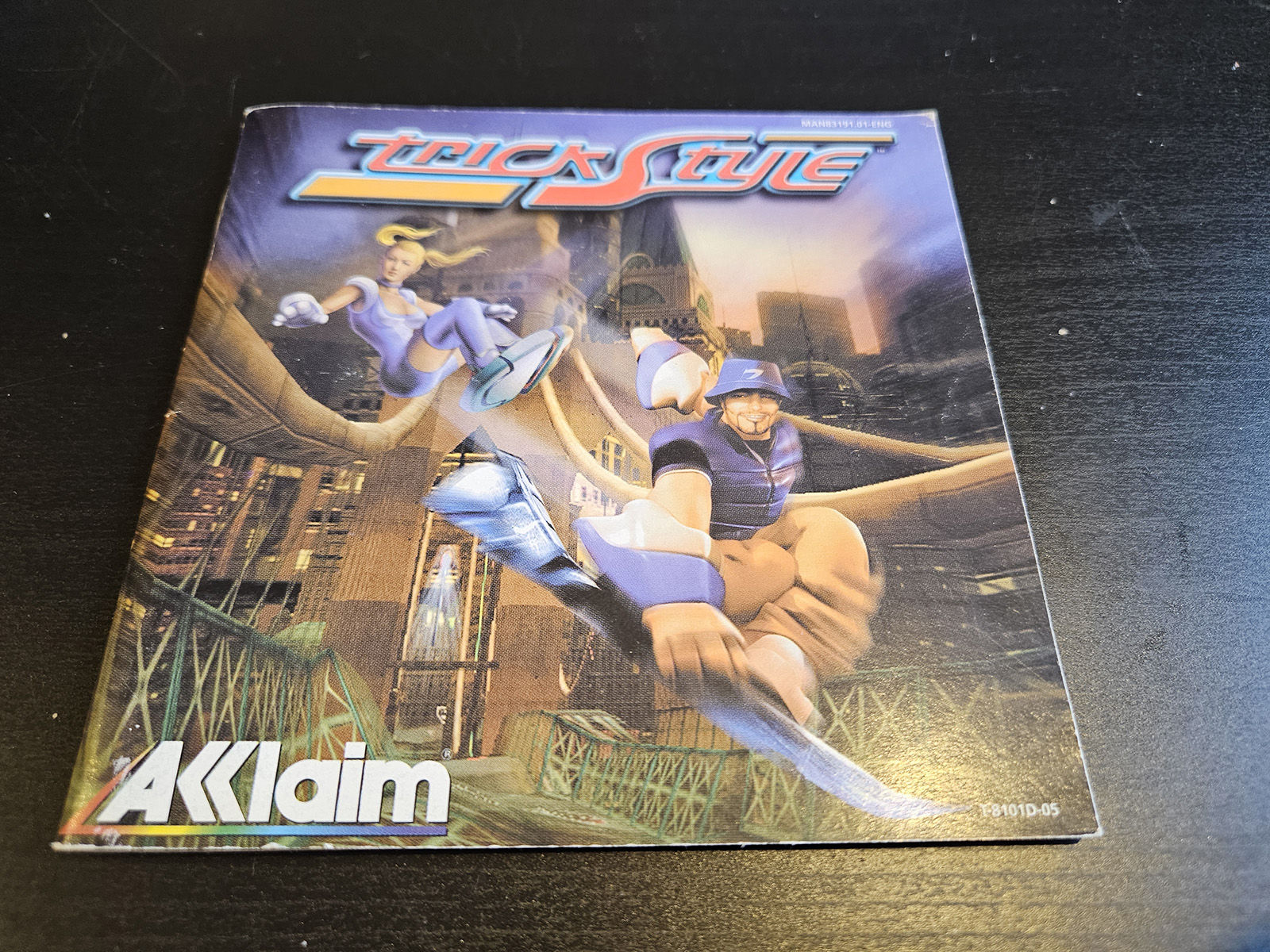 Trick style Dreamcast Booklet Manual