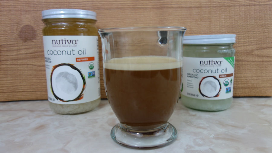 Cafe con aceite de coco