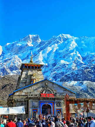 Kedarnath Temple Uttarakhand near Hotel Lovekush Srinagar