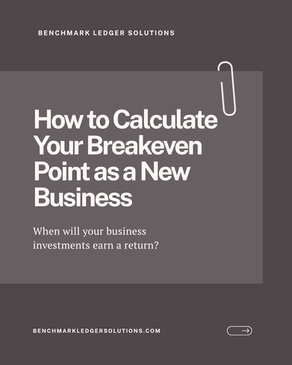 How to calculate your break-even point as a new business