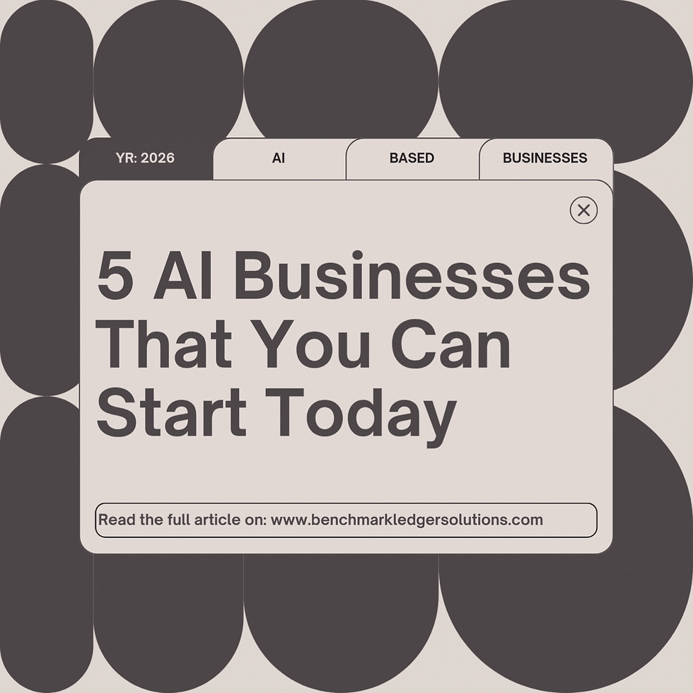 The 5 best AI businesses you can start today