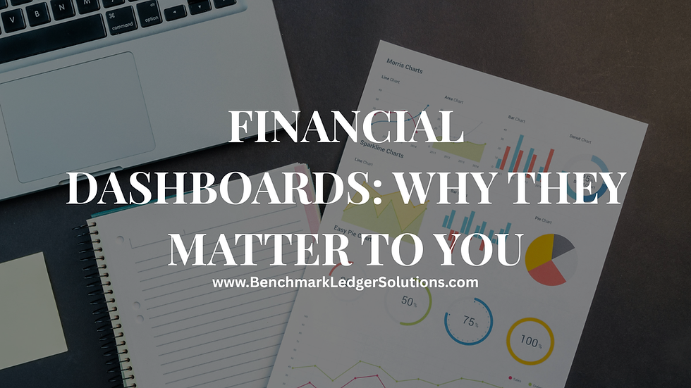 Financial Dashboards by Benchmark Ledger Solutions