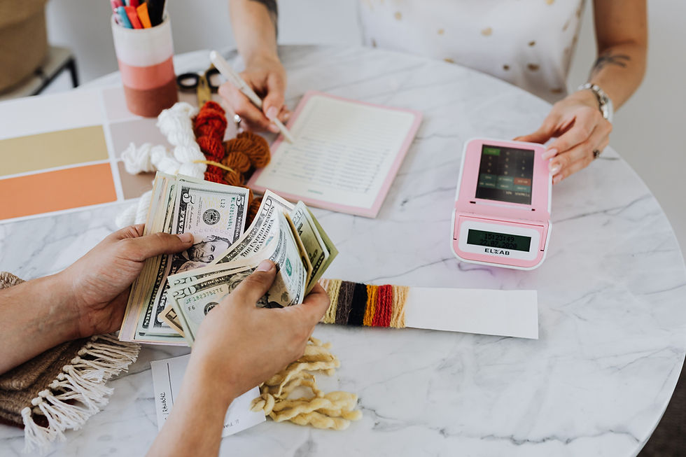 Counting cash