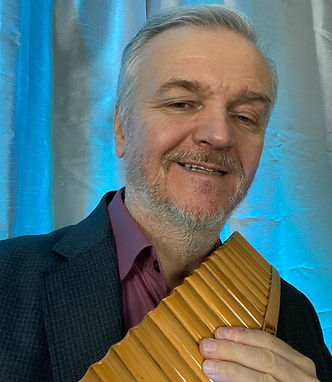 Pan flute player Roar Engelberg gives lections on pan flute.