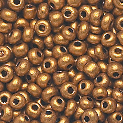 Thumbnail: Czech 10/0 Round Rocaille Glass Seed Beads - 25 grams
