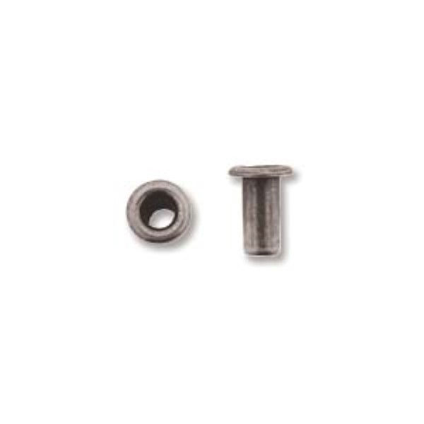 Thumbnail: Beadsmith Create Recklessly Eyelets - Antique Silver Plated 3/32 x 1/5 in
