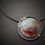 Thumbnail: Indonesian Plume Agate and Garnet Pendant