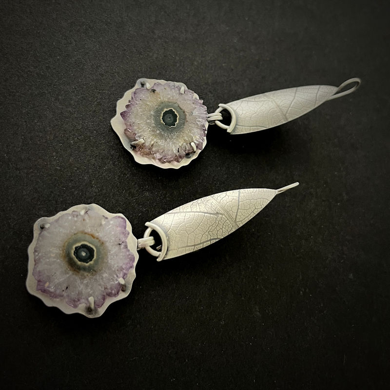 Thumbnail: Amethyst Stalactite Earrings