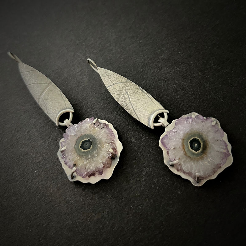 Thumbnail: Amethyst Stalactite Earrings