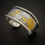 Thumbnail: Embossed Fine/Sterling Silver Cuff