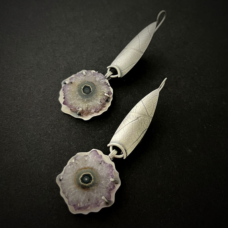 Thumbnail: Amethyst Stalactite Earrings
