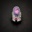 Thumbnail: Purple Agate Druzy Ring