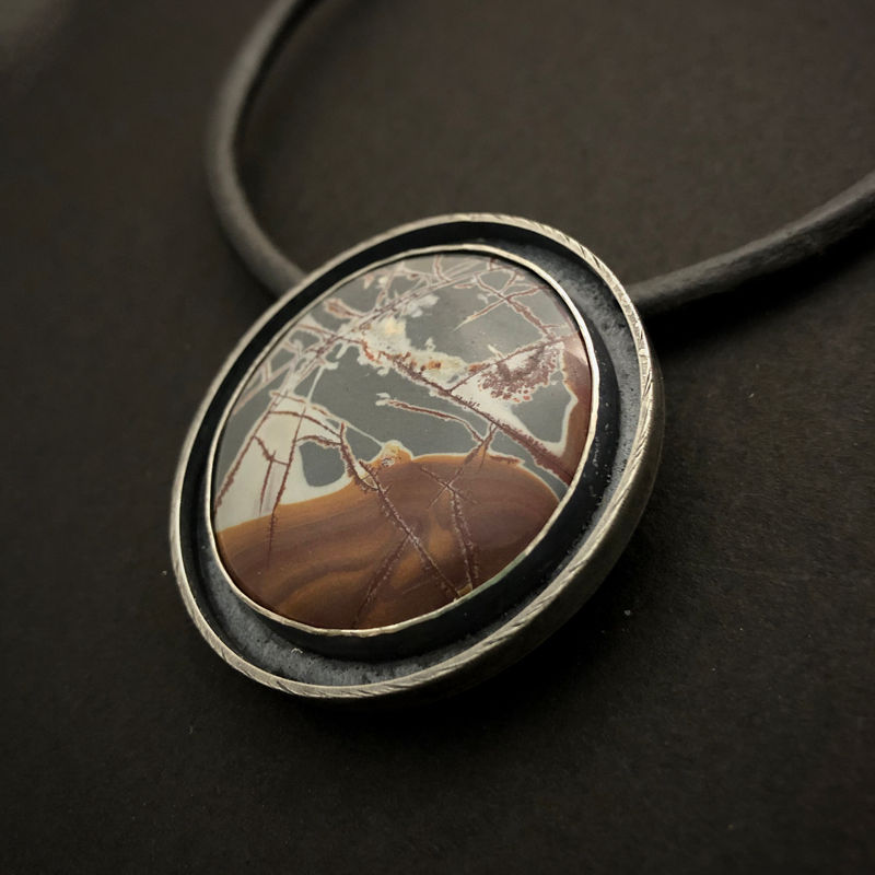 Thumbnail: Rhyolite Shadow Box Pendant