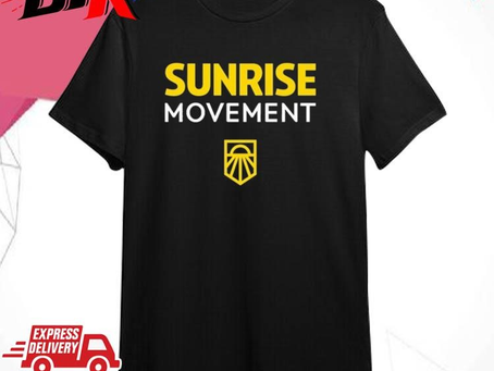 Official Official Sunrise Movement Good Job Livable Future Green New Deal Shirt