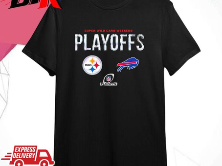 Official Pittsburgh Steelers Vs Buffalo Bills 2024 Super Wild Card Weekend Playoffs Shirt