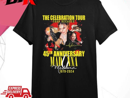 The Celebration Tour Four Decades 45th Anniversary Madonna 1979-2024 Signature Shirt
