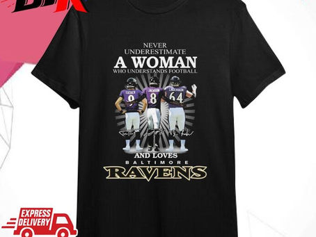 Official Official Never Underestimate A Woman Who Understands Football And Love Baltimore Ravens Tucker Jackson Linderbaum Signatures Shirt