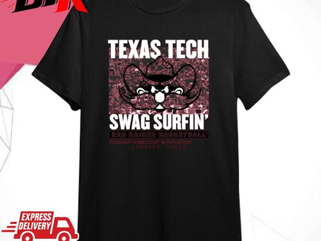 Official Official Texas Tech Swag Surfin’ Red Raider Basketball Toughest Home Court In The Nation Shirt