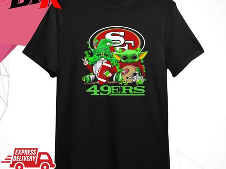 Official Official San Francisco 49ers Baby Yoda Happy St.Patrick’s Day Shamrock Shirt