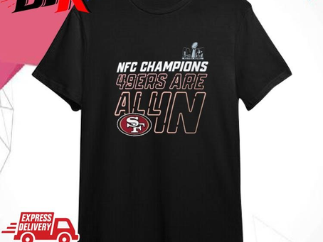 Official Official San Francisco 49ers 2023 NFC Champions Locker Room Trophy Collection Shirt