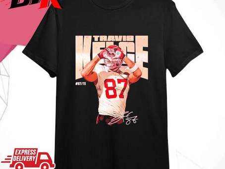 Funny Travis Kelce Heart Signature Shirt