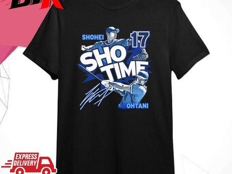 Official Sho Time 17 Shohei Ohtani Los Angeles Baseball Signature Shirt