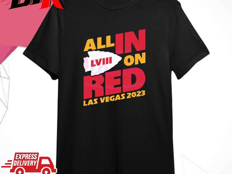 Official LVIII All In One Red Las Vegas 2023 Shirt