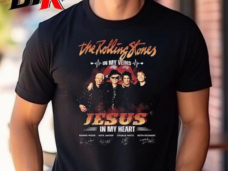 The Rolling Stones In My Veins Jesus In My Heart Signatures Shirt