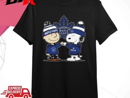 Official Official Snoopy And Charlie Brown Toronto Maple Leafs Go Leafs Go Shirt
