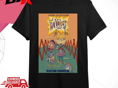Official Ron Funches and Blair Socci January 20, 2024 Fun Voice Shirt