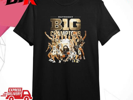 Official Outright Big Ten Champions 2024 Purdue Boilermakers Shirt