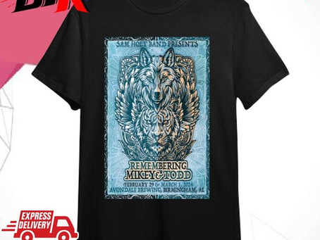 Official Sam Holt Band Avondale Brewing Birmingham, AL Feb 29 & Mar 1, 2024 Shirt