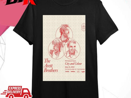 Official Philadelphia, PA May 16, 2024 The Avett Brothers Tour Shirt