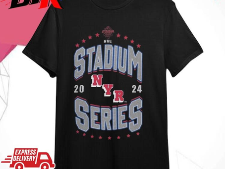 Official New York Rangers Women’s WEAR 2024 NHL Stadium Series Shirt