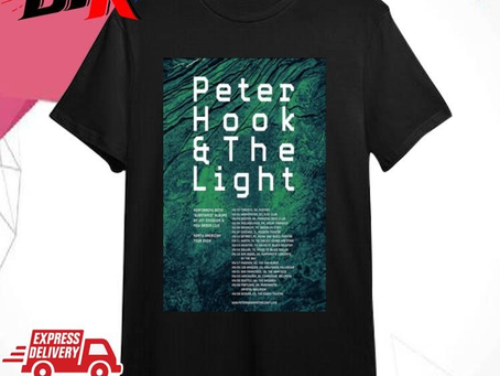 Official Peter Hook & The Light North American Tour 2024 Shirt