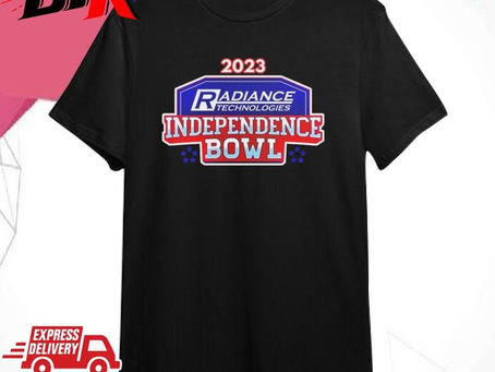 Official Radiance Technologies Independence Bowl Logo Bowl Season 2023-2024 College Football Bowl Ga
