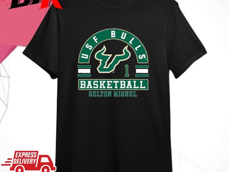 Official Selton Miguel USF 2024 NCAA Men’s Basketball Shirt
