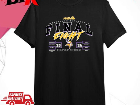 Official Official Bronson Vikings 2024 MHSAA Wrestling Division 4 Final Fight Shirt