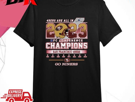Official Official San Francisco 49ers Are All In 2023 NFC Conference Champions Go Niners Shirt