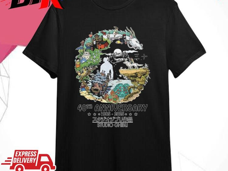 Official Studio Ghibli 40th Anniversary 1985-2025 Signature Shirt