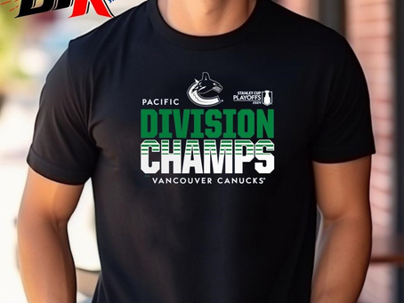Men’s Vancouver Canucks 2024 Pacific Division Champions Shirt