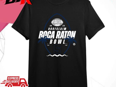 Official Syracuse Orange Football 2023 Roofclaim Boca Raton Bowl Shirt