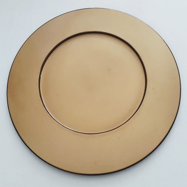 Sousplat de Laca Dourado