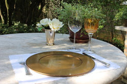 Sousplat de Laca Dourado