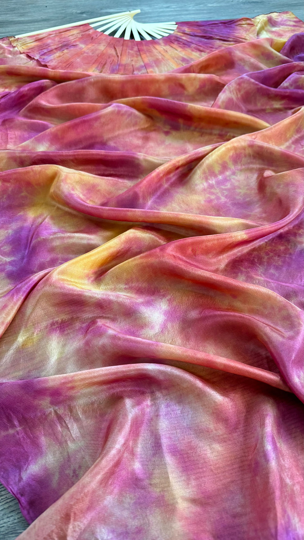 Miniatura: Autumn | Tréninkové hedvábné vějíře | 1,5m