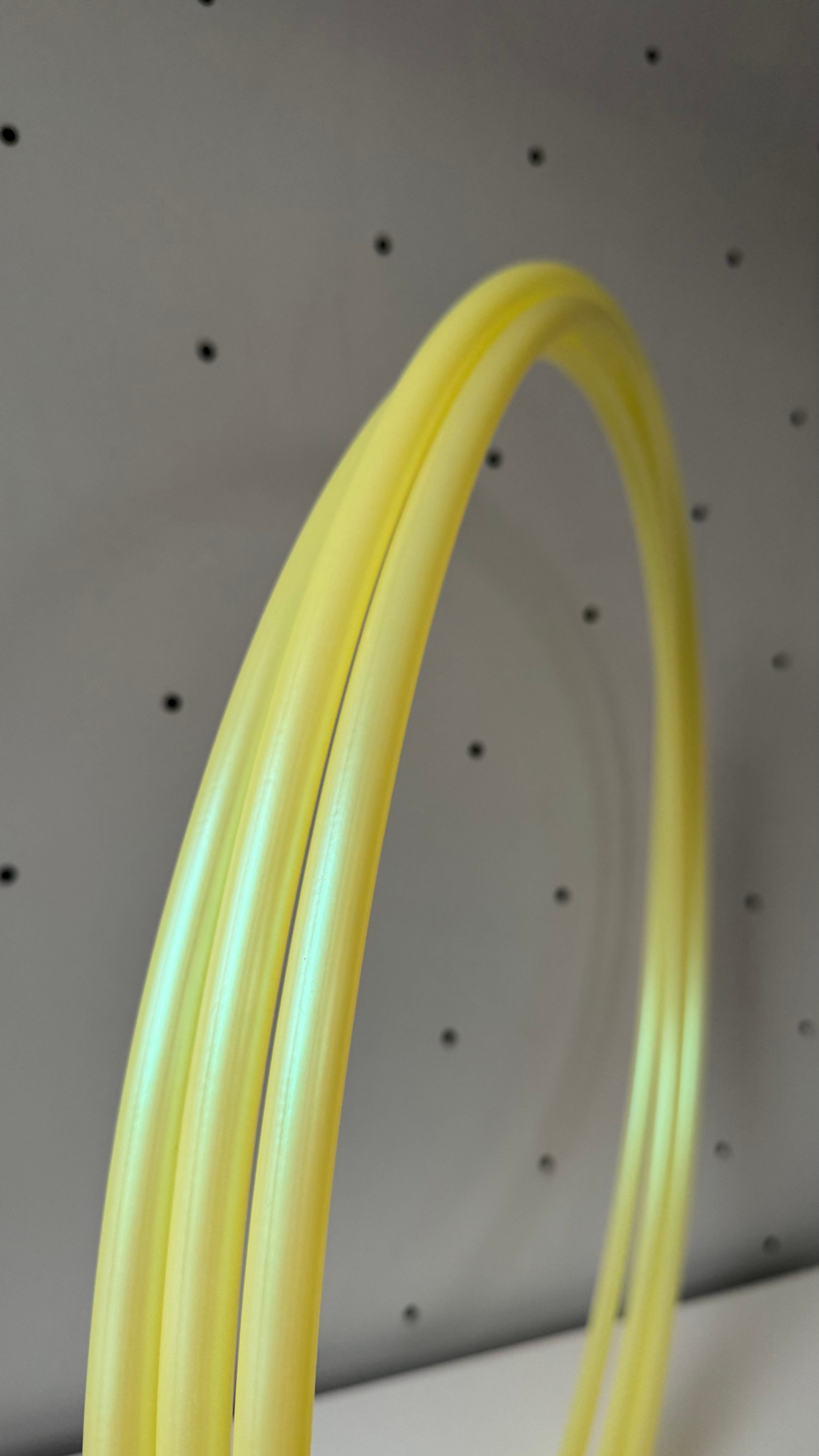 Lemon Lime Polypro 16mm hula hoop reifen