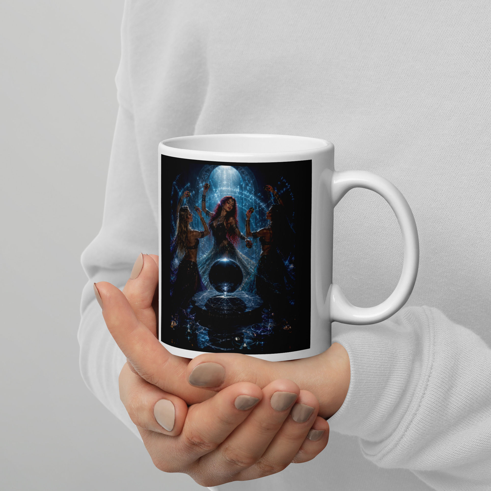 White Glossy Mug - Earth Angel Album Cover