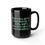 Thumbnail: Matrix-Inspired Black Mug - 15oz – Perfect Gift for Tech Lovers and Nerds
