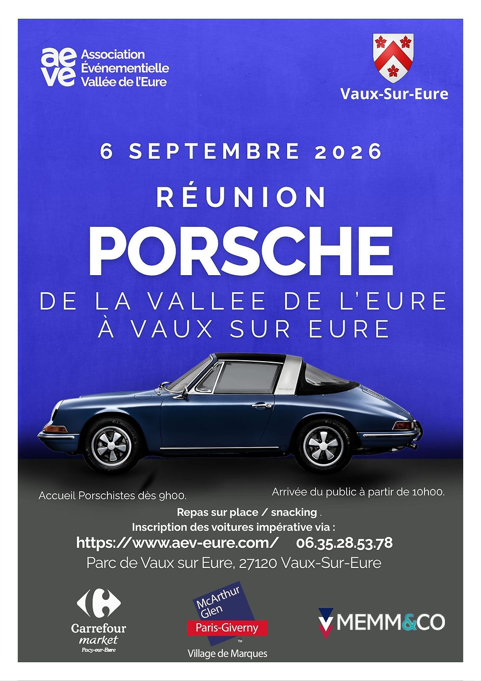 REUNION PORSCHE DE LA VALLEE DE L'EURE