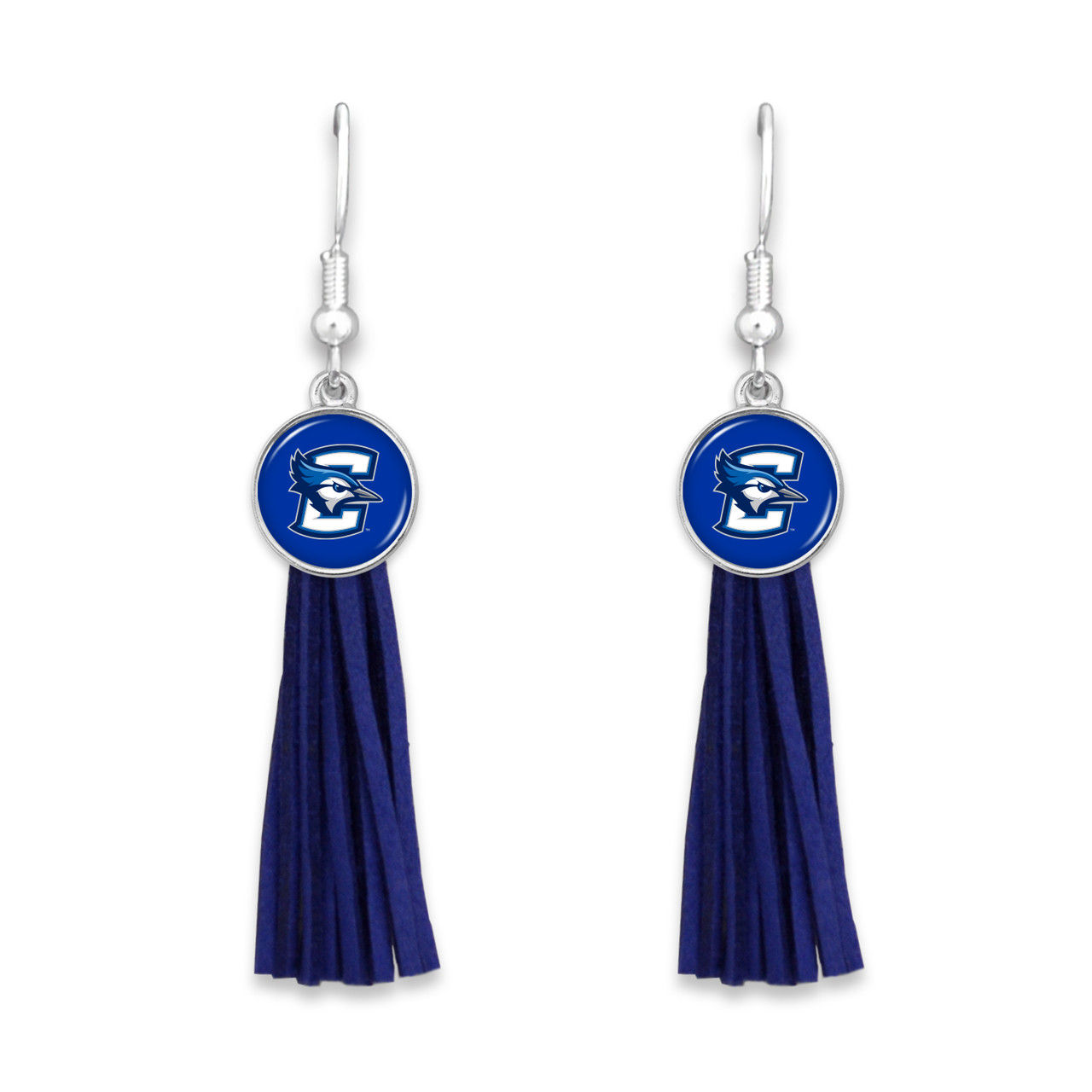 Creighton University Tassel Dangle Earrings